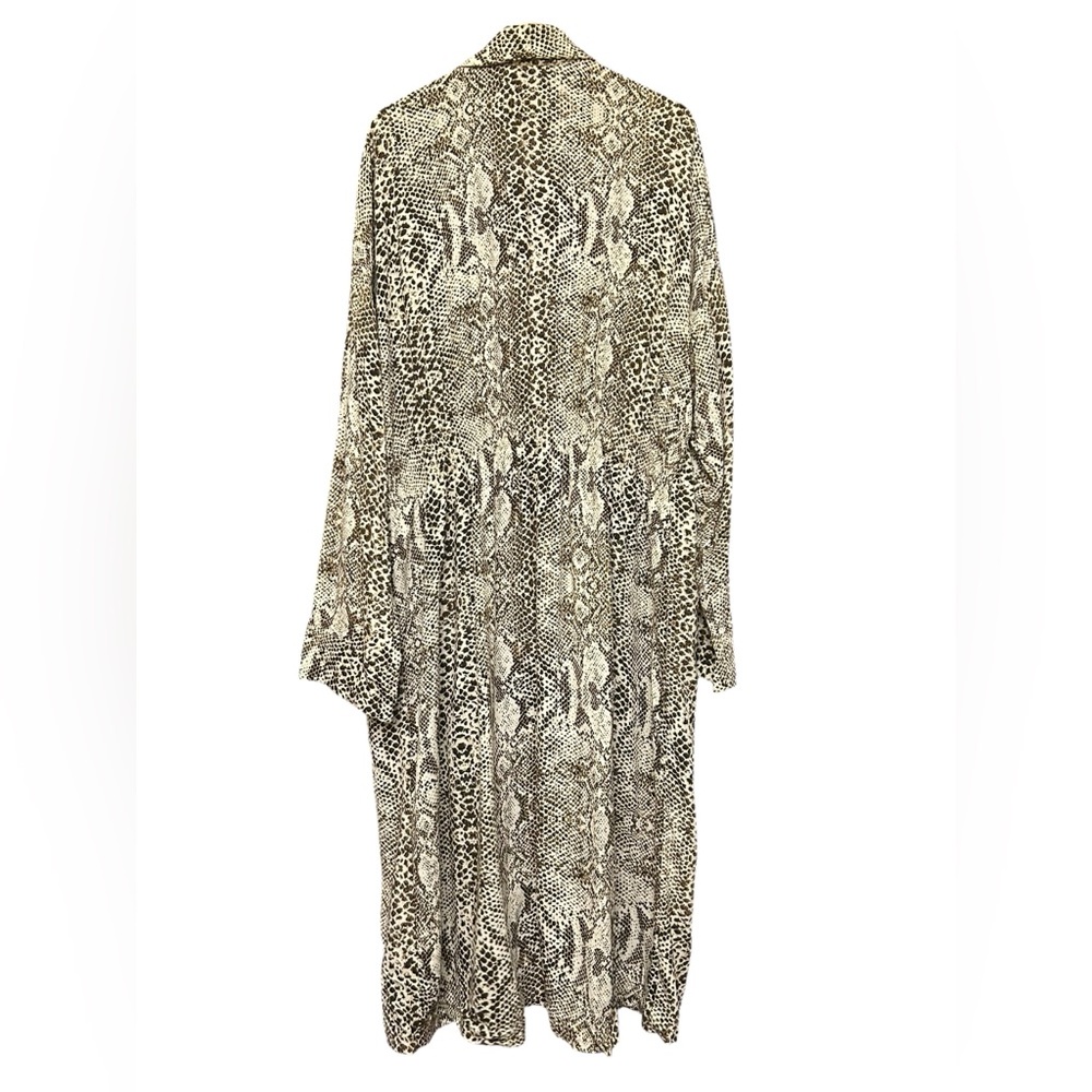 FREE PEOPLE ‘Wild Nights’ Festival Boho Snake Print Duster - Picture 4 of 13